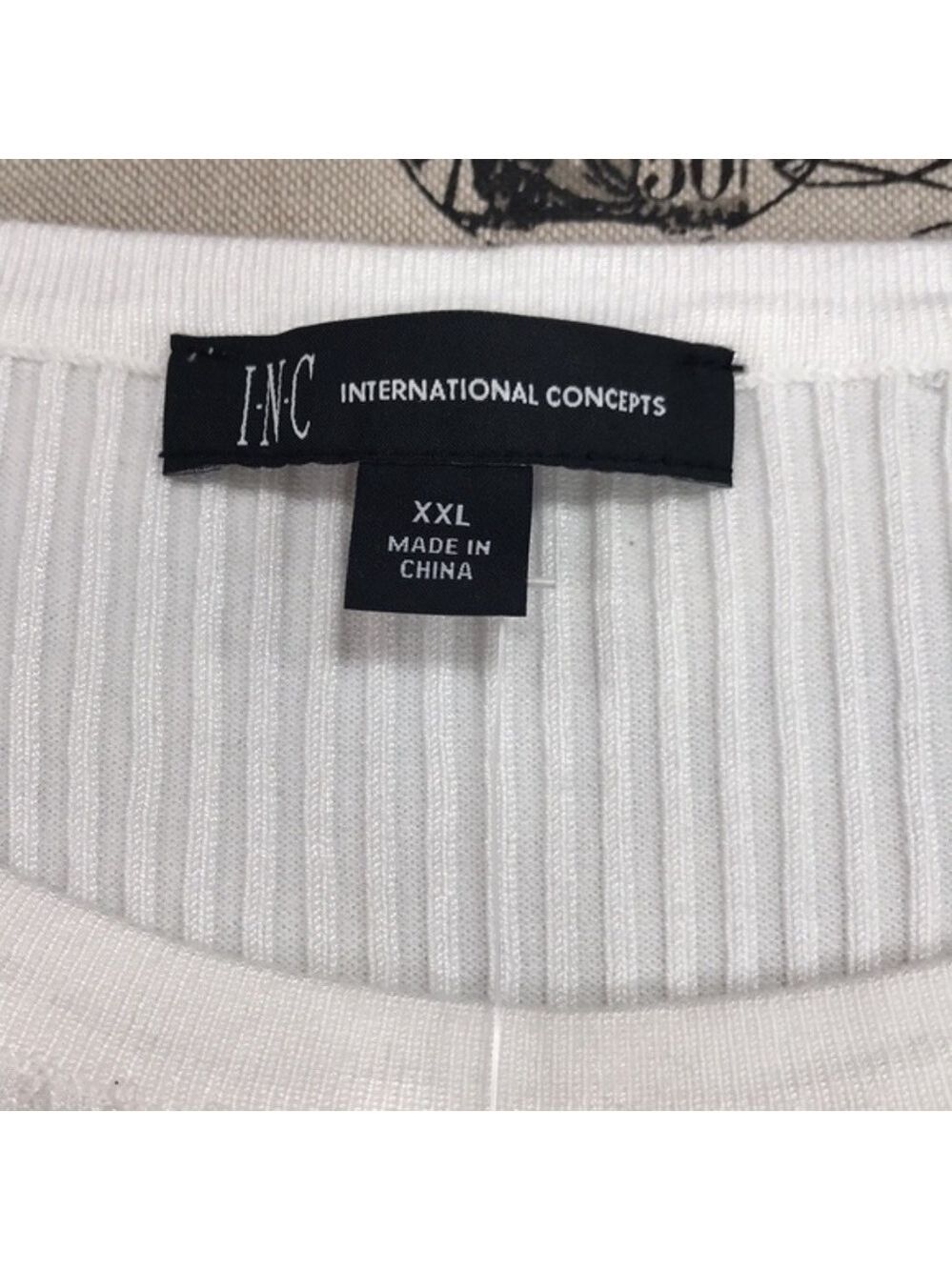 Inc Sequined Ribbed Sweater - Picture 5 of 7